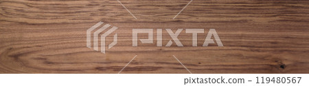 Black walnut wood texture of solid board untreated 119480567