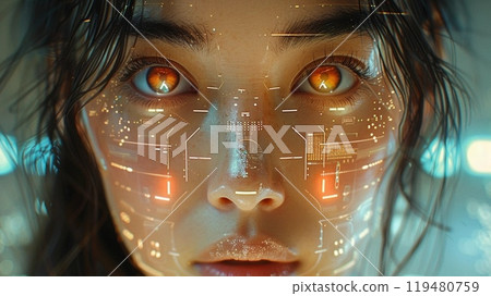 AI near future cyber digital space 119480759