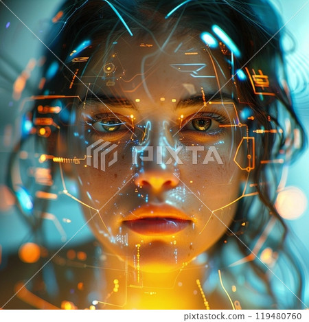 AI near future cyber digital space 119480760