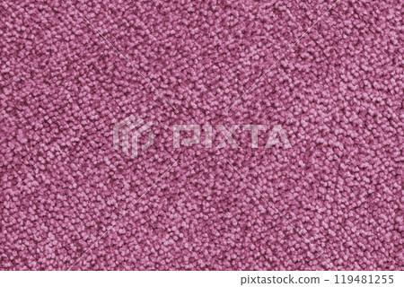 Plain pink colored fabric texture, carpet, upholstery structure, textile background Plain pink colored fabric texture, carpet, upholstery structure, textile background 119481255