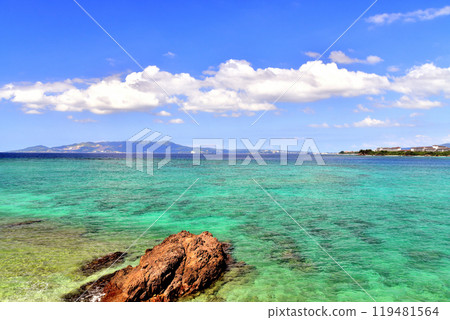 View of Nago City to Halekulani Okinawa/Kibougaoka from Yasufuso (Onna Village, Okinawa Prefecture) [2024.10] 119481564
