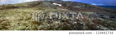 Mountain tundra panorama 119481738
