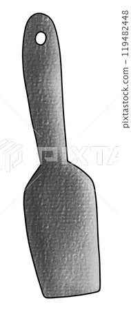 寬鬆簡約略薄矽膠抹刀模擬風格 119482448