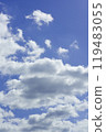 Beautiful photo of blue sky and clouds 119483055