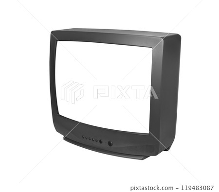 Old analog TV. Retro technology concept Old analog TV. Retro technology concept 119483087