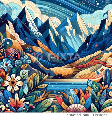 set of abstract backgrounds with different web ico set of abstract backgrounds with different web ico 119483440