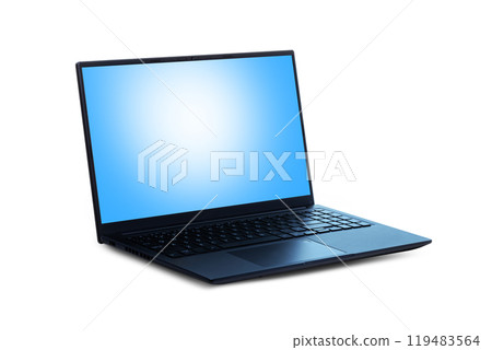 Laptop design template isolated on white background Laptop design template isolated on white background 119483564