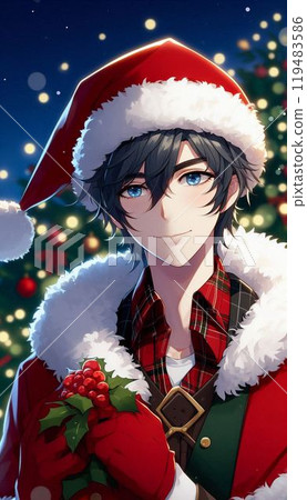 男孩聖誕老人 119483586