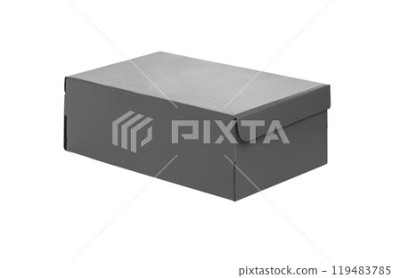 Cardboard box isolated on a white background Cardboard box isolated on a white background 119483785