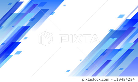 由藍色對角線組成的抽象背景材料 119484284