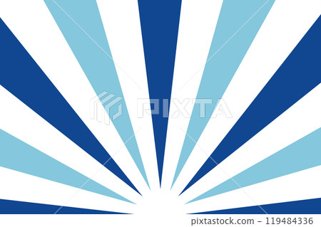 藍色和淺藍色的集中線擴展的圖像 119484336