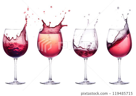 set glass vine in cartoon style for video game isolated on white background set glass vine in cartoon style for video game isolated on white background 119485715