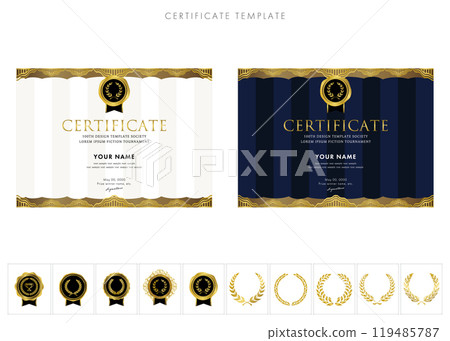 189 horizontal design templates for awards, invitations, and certificates 119485787