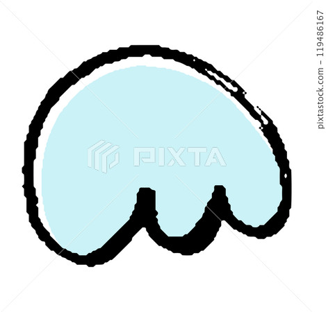 Brush stroke angel wings illustration Brush stroke angel wings illustration 119486167
