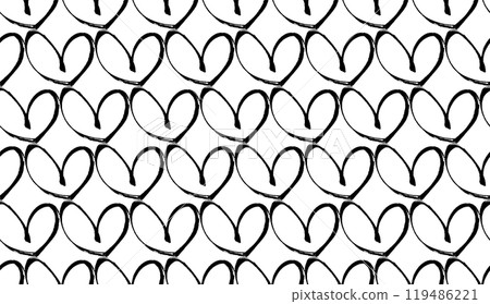 刷觸摸心標記圖案背景圖 119486221