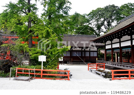 Kyoto City, Shimogamo Shrine grounds Kyoto City, Shimogamo Shrine grounds 119486229