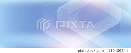 Digital hexagonal dark green abstract background. Digital futuristic technology concept. Geometric stripe line art design for poster, brochure, cover, website, header, banner. 119486544