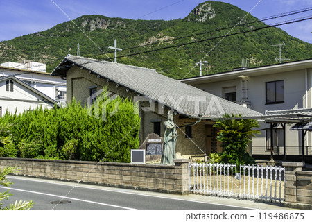 小豆島天主教小豆島教會和高山右近雕像,香川縣土莊鎮 小豆島天主教小豆島教會和高山右近雕像,香川縣土莊鎮 119486875