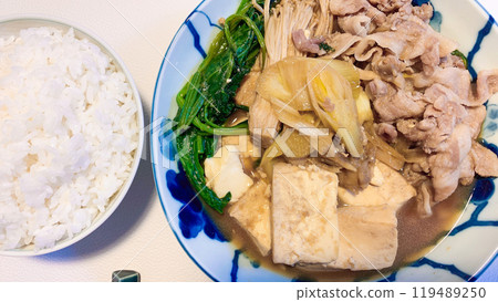 自製豬肉壽喜燒套餐 119489250