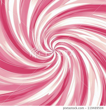 Abstract swirl pattern in pink and white hues with a dynamic, swirling design 119489504