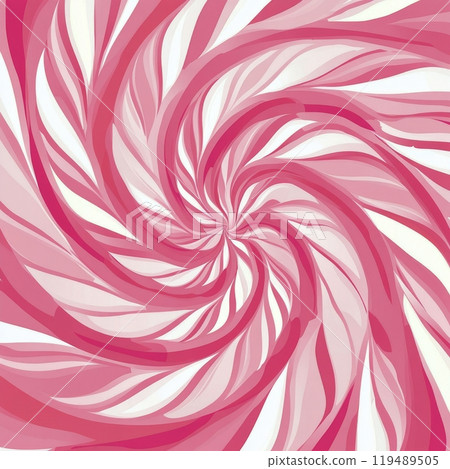 Abstract swirl pattern in pink and white hues with a dynamic, swirling design 119489505