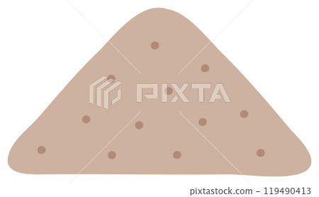奧登配料三角形魔芋的向量圖解 奧登配料三角形魔芋的向量圖解 119490413