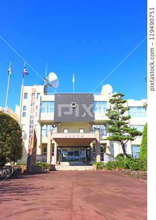 A view of Oguchi Town Hall, Oguchi Town, Niwa County, Aichi Prefecture 119490751