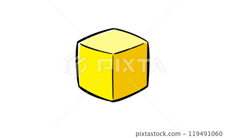 黃色立方體 119491060