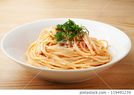 鱈魚子奶油義大利麵 鱈魚子奶油義大利麵 119491239