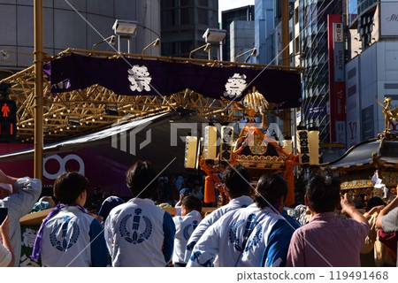 東京澀谷金王八幡宮年祭的晴空 東京澀谷金王八幡宮年祭的晴空 119491468