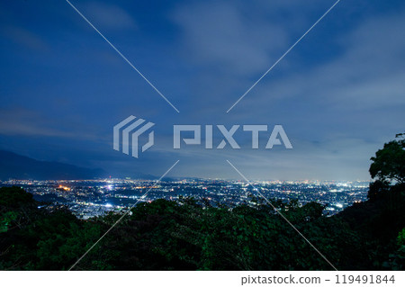 Night view from Shonandai New Observatory 119491844