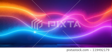 A symphony of color and light - Harmony of gradation and abstract expression 119492179