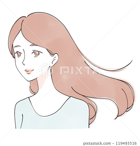 吹頭髮的女人 119493516