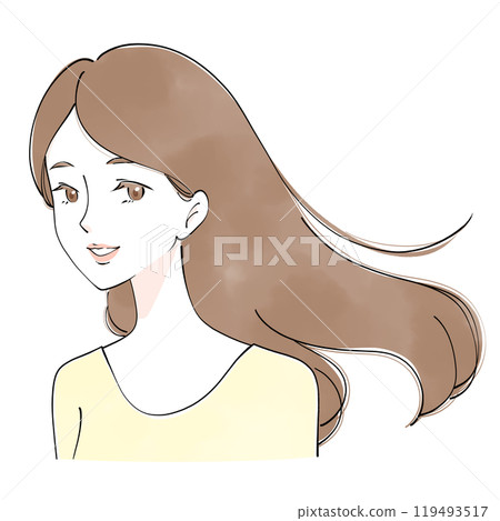 吹頭髮的女人 119493517