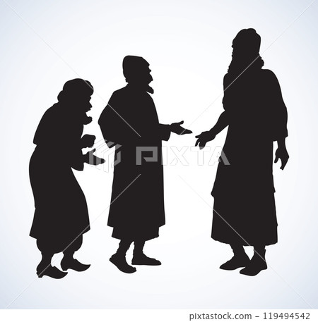 Assyrian, vector illustration 119494542