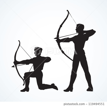 Archer. Vector drawing Archer. Vector drawing 119494551