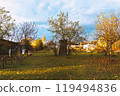 Golden autumn in the garden. 119494836