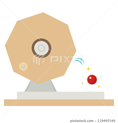 彩票抽獎、鈴聲和球插畫素材向量 119495549