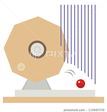 彩票抽獎、鈴聲和球插畫素材向量 119495550