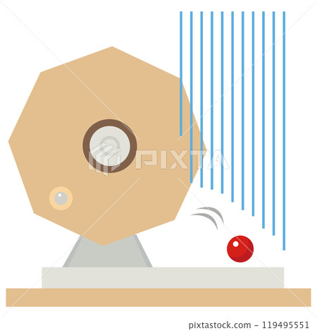 彩票抽獎、鈴聲和球插畫素材向量 119495551