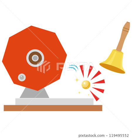 彩票抽獎、鈴聲和球插畫素材向量 119495552