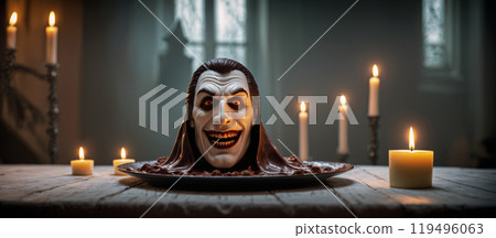 cake, halloween, candle 119496063