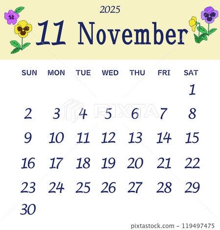 Calendar for November 2025 starting on Sunday Calendar for November 2025 starting on Sunday 119497475