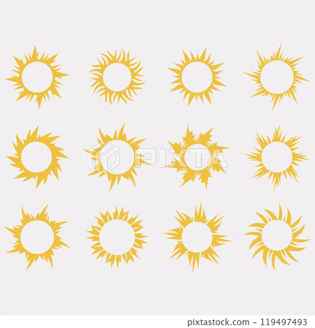 collection of sun logos collection of sun logos 119497493