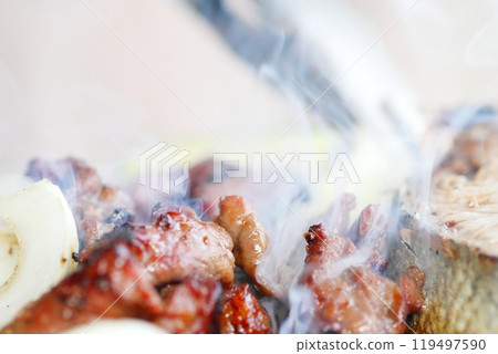 Hormone Yakiniku Restaurant Charcoal Grilled BBQ Hormone Yakiniku Restaurant Charcoal Grilled BBQ 119497590