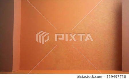 Deep pale orange space Plain material Background Orange 119497736