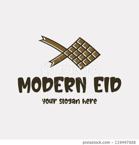 Vector image illustration of a modern ketupat 119497888