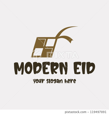 Vector image illustration of a modern ketupat Vector image illustration of a modern ketupat 119497891