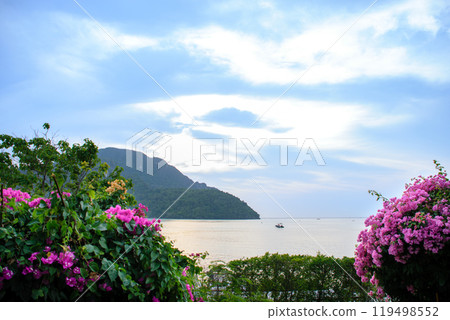 Island from Thale Waek, Koh Phi Phi Islands. Island from Thale Waek, Koh Phi Phi Islands. 119498552