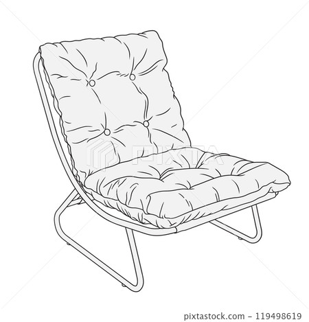 Amchair isolated on white background. 119498619